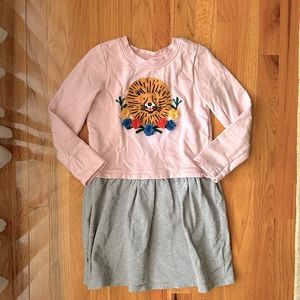 3/$15 Cute Lion Hanna Andersson Sweatshirt Dress